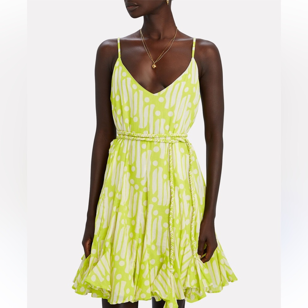 Strapless yellow dress by Rhode, size Medium